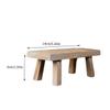DECHOUS Step Stool Tree Stump Stool Desktop Wooden Statue Wooden Sculpture Portable Bed Small Step Ladder for Kitchen Bathroom (As Shown) Mushroom Kitchen view 2