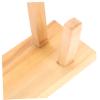 DECHOUS Step Stool Tree Stump Stool Desktop Wooden Statue Wooden Sculpture Portable Bed Small Step Ladder for Kitchen Bathroom (As Shown) Mushroom Kitchen view 3