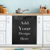 ALAZA Custom Personalization Dishwasher Magnet Cover Refrigerator Panel Decal Deco for Cabinet Kitchen Laundry Room Gift 23" x 26 " view 1