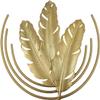 3pcs Ginkgo Leaf Sculpture Metal Wall Mounted Leaves Shape Ornament for Home Office Living Room Decorations - A view 2