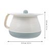 Zerodeko 1 Set Spittoon Urinal with Lid Portable Potty for Camping Urine Chamber Pot Unisex Potty Urinal Women Urinal Pot Bedside Pee Pot Unisex Urinal Cars for Pingpong Enamel Pp Toddler view 2