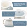 Zerodeko 1 Set Spittoon Urinal with Lid Portable Potty for Camping Urine Chamber Pot Unisex Potty Urinal Women Urinal Pot Bedside Pee Pot Unisex Urinal Cars for Pingpong Enamel Pp Toddler view 3