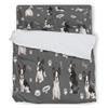 4 Piece Bedding Sets French Bulldog Comforter Cover Sets Comfortable Lightweight 4 Bedding Cover Set with Pillow Cases Bedding Duvet Cover Set Multicolor Queen view 3
