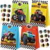 24pcs Monster Truck Goodie Bags - Monster Party Favors & Decorations for Boys' Birthday Parties view 1