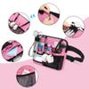 Damero Nurse Fanny Pack with Medical Gear Pockets, Nurse Waist Pouch Nurse Tool Belt with Tape Holder for Stethoscopes, Bandage Scissors and Other Medical Supplies, Pink view 2