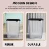 Cabilock Trash Can Waste Bin for Bedroom Kitchen and Garbage Container Easy to Clean and Design view 2