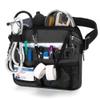 Damero Nurse Fanny Pack with Medical Gear Pockets, Nurse Waist Pouch Nurse Tool Belt with Tape Holder for Stethoscopes, Bandage Scissors and Other Medical Supplies, Black view 1