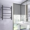 APUM Electric Towel Radiator Low Consumption Electric Towel Radiator with 5 Rectangular Bars Electric Wall-Mounted Towel Dryer Stainless Steel Towel Warmer (Plug in) view 2