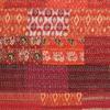 DecorAvenue Indian Silk Patola Patchwork Kantha Quilt Bedspreads Throw Blanket Bohemian Bedspread Bohemian Bedding Handmade Kantha Quilt (Red, Baby 50" x 70") view 3
