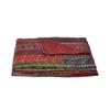 DecorAvenue Indian Silk Patola Patchwork Kantha Quilt Bedspreads Throw Blanket Bohemian Bedspread Bohemian Bedding Handmade Kantha Quilt (Red, Baby 50" x 70") view 4