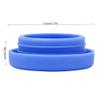 5 Gallon Water Jug Caps, Reusable Replacement Water Bottle Snap on Cap, Water Bottle Silicone Replacement Cap, Replacement Water Bottle Snap on Cap,Water jug Cap for 55mm Bottles (Round, 4 Pcs) view 2