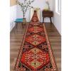 Traditional Hallway Narrow Runner Rug, Indoor Home Decoration Entryway Stairs Hall Corridor Carpet Runner Mat 60x300cm/70x450cm/80x600cm Red (Size : 3.3 ft x 9.8 ft) view 2