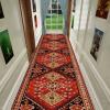 Traditional Hallway Narrow Runner Rug, Indoor Home Decoration Entryway Stairs Hall Corridor Carpet Runner Mat 60x300cm/70x450cm/80x600cm Red (Size : 3.3 ft x 9.8 ft) view 4