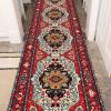 GRAPKS Long Carpet Runners for Hallway Kitchen Entryway Stair Doorway, Classic Non-Slip Washable Corridor Narrow Runner Rug 60cm/70cm/80cm/100cm Wide (Size : 3.3 ft x 9.8 ft) view 2