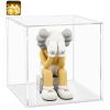 LANSCOERY Acrylic Display Case, Assemble Showcase Display Box for Collectibles, with Dustproof & Seamless Display Design, 11x11x11inch White Base view 1