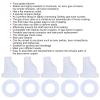 10 pcs D Coupler Gas Check Valve Gasket Tool Set, Beer Line Washer Gasket D Type Coupler Replacement Parts Beer Keg Coupler Accessories Kit view 3