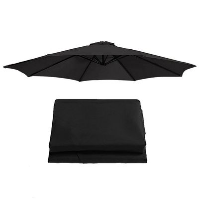 Sun Umbrella Replacement Parasol Canopy Cover 2.7m/3m 8 Arms Polyester Garden Market Table Umbrella Cloth Anti UV Waterproof for Outdoor Patio Lawn Backyard Pool