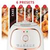 Brentwood AF-202W 2-Qt. 1,200-Watt Electric Air Fryer with Timer and Temperature Control (White) view 4