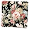 20-ct 6.5 Black Rose Floral Napkins for Decoupage - Decorative Paper for Mother's Day, Shabby Chic Dinner - Kate view 1