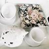 20-ct 6.5 Black Rose Floral Napkins for Decoupage - Decorative Paper for Mother's Day, Shabby Chic Dinner - Kate view 2