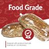 Reli. Bread Bags with Ties | 8 x 4 x 18" | 250 Pack (250 Twist Ties) | Bulk Bags for Homemade Bread, Bakery, Loaf Packing | Clear, Large view 4