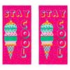 100% Cotton Oeko-TEX 2 Pack Youth Beach Towels- 30in X 60in (Pink) view 1