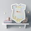 Kate Aspen Onesie Shaped Baby Shower Guest Book Shadow Box & Nursery Decoration Sonogram Picture Frame Alternative Guestbook (22130NA) view 4