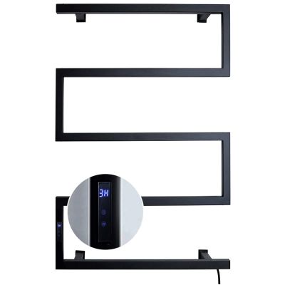 APUM Towel Warmer Wall Mounted Towel Warmer 304 Stainless Steel Heated Towel Rack Hard Wired Towel Dryer, Electric Hot Towel Rail with Timer (Plug in)
