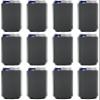 Blank Neoprene Slim Can Coolie (12 Pack, Charcoal) view 1