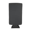 Blank Neoprene Slim Can Coolie (12 Pack, Charcoal) view 2