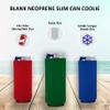 Blank Neoprene Slim Can Coolie (12 Pack, Charcoal) view 4