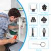Joyzan Drain Cleaner Cutter Head, Pipeline Cleaning Cutting Set view 2