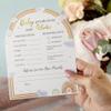 Kate Aspen Boho Rainbow Baby Advice Card & Baby Shower Game (Set of 50) view 2