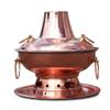 MNSSRN Old Beijing Mandarin Duck Shabu-Shabu Pot, Thickened Hot Pot Charcoal Pot Copper Stove Family Dinner Outdoor Picnic Charcoal Stove,36cm view 1