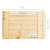 Alphabet (ABC's) Rustic, Wooden Nursery Dcor 16 x 10.75 inches - Rustic Pallets Collection by Simply Said RUS1420 view 2
