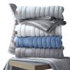 XUEMML Luxurious Jumbo Bath Sheet (31x71 Inches) 100% Cotton Towels Large Bathroom, Highly Absorbent and Quick Dry Extra Large Bath Sheet - Super Soft Hotel Quality Towel view 2