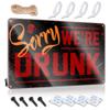 gaeruite Mancave Stuff for Men Signs Sorry We're Drunk Metal Sign Funny Stuff Funny Signs (Size : 30X40CM) view 1
