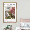 SIGNLEADER Framed Canvas Print Wall Art Rose Bush in The Garden Botanical Flower Illustrations Expressionism Traditional Colorful Multicolor Ultra for Living Room, Bedroom, Office - 16"x24" Natural view 3