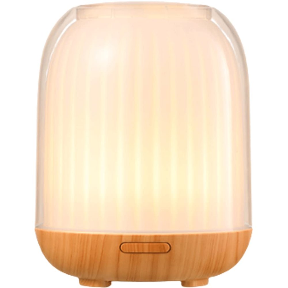 Habiba Humidifier Fine Mist Essential Oil Diffuser120ml Ultrasonic Mute Humidifier for Home8h Intermittent SprayLarge Area Glowing Night Light Silent