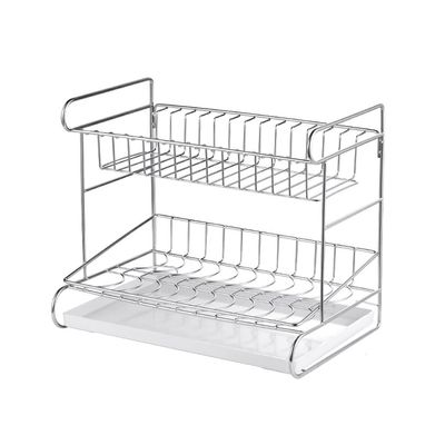 Dish Racks 2 Tier Dish Rack Holder, Dish Drainer, Kitchen Dish Rack Storage Shelf, Dish Rack, Dish Drying Rack Dish Drainer (Color : A)
