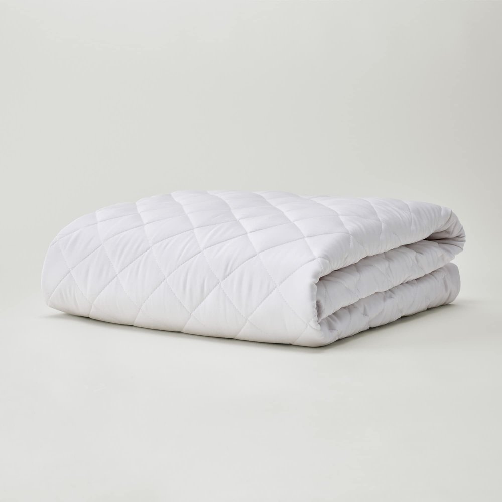 SIJO Temperature Regulating Mattress Pad, Best Cooling Mattress Pad Award Winner by Sleep Foundation, Water Proof Summer Mattress Cover Protector for Hot Sleepers (California King)