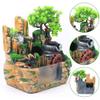 Indoor Relaxation Desktop Fountain Waterfall, Landscape Model of The Tabletop Fountain, Rockery Fountain Goldfish Waterfall Suitable for Home Office Bedroom Desk Decoration view 2