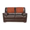 D DOLLY LAMB Leather Recliner Chair Headrest Cover - Sofa, Love Seat, Furniture Protector, Slipcover Theater Seat Cover/SlipCover for Home & Office, 14x26 Inches - Orange Crunch Pack of 2 view 1