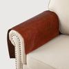 D DOLLY LAMB Leather Recliner Chair Headrest Cover - Sofa, Love Seat, Furniture Protector, Slipcover Theater Seat Cover/SlipCover for Home, 18x26 Inches - Orange Antique Crunch Pack of 2 view 3