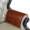 D DOLLY LAMB Leather Recliner Chair Headrest Cover - Sofa, Love Seat, Furniture Protector, Slipcover Theater Seat Cover/SlipCover for Home, 18x26 Inches - Orange Antique Crunch Pack of 2 view 4
