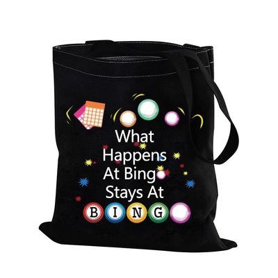 PXTIDY Game Tote Bag What Happens Stays At Shopping Bag Game Lover Casino Gambling Gift For Gambler