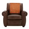 D DOLLY LAMB Leather Recliner Chair Headrest Cover - Sofa, Love Seat, Furniture Protector, Slipcover Theater Seat Cover/SlipCover for Home & Office, 14x26 Inches - Rust Tan Crunch Pack of 2 view 1