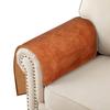 D DOLLY LAMB Leather Recliner Chair Headrest Cover - Sofa, Love Seat, Furniture Protector, Slipcover Theater Seat Cover/SlipCover for Home & Office, 14x26 Inches - Rust Tan Crunch Pack of 2 view 3