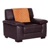 Azrah Traders Suede Leather Recliner Chair Headrest Cover for Home & Office - Sofa, Love Seat, Furniture Protector, Slipcover Theater Seat Cover, 30x30 Inches - Tan Pack of 2 view 2