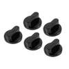 Tolxh Replacement Part New Pack of 5 Black Universal Cooker Oven Gas Stove Grill Control Knobs Switch Kitchen view 1